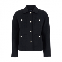 ◆당일◆26SS SMMARMONIOSO 4포켓 블렌드 저지 자켓 블랙 2619911051 002