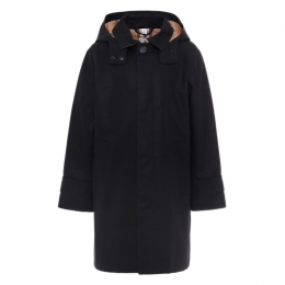 ◆키즈◆키즈 코튼 후드 카코트 블랙 8109261