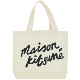 ◆당일◆25FW 로고 핸드라이팅 토트백 에쿠르 OW05124WW9042 P700