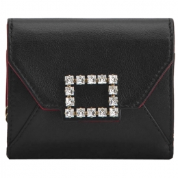 ◆당일◆23SS 크리스탈 스터드 코인 반지갑&크로스백 블랙/레드 RAWAVDB0000 XMA 1H53