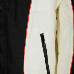 ◆당일◆25SS J-BLINK-A 로고 바이커 자켓 화이트/블랙 A17369 0PDAI 9XX