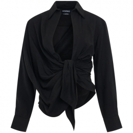 ◆당일◆바히아 드레이프 셔츠 블랙 213SH002 1020 990