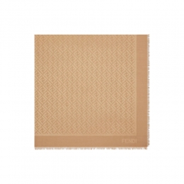 26SS 울 실크 블렌드 스카프 카멜 FXT069 AJW7 F0QB8