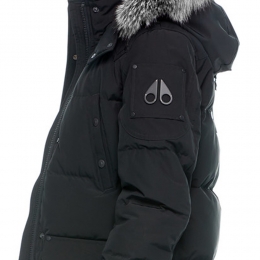 ◆14주년◆CAUSAPCAL 폭스퍼 미드 패딩 자켓 블랙 M39LP211 310