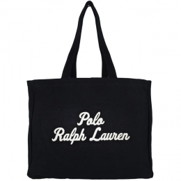 ◆당일◆25FW 레터링 로고 자수 토트백 블랙 405962436 001