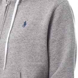 ◆당일◆26SS 포니 자수 로고 후드집업 그레이 211971699 004