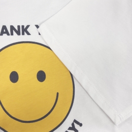 ◆당일◆23SS 더 모던 스마일 프린팅 티셔츠 화이트 MS02 TAKEOUT WHITE