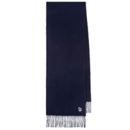 ◆당일◆25SS 지브라 로고 패치 울 머플러 네이비 M2A 150K JZEBRA 47