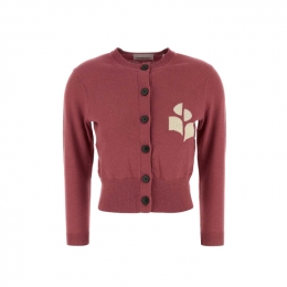 ◆당일◆26SS 뉴턴 NEWTON 로고 가디건 앤틱핑크 CA0040FA A1X05E 40AK