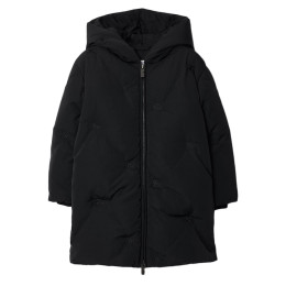 ◆키즈◆24FW 여성 로고 자수 패딩 자켓 블랙 8089409