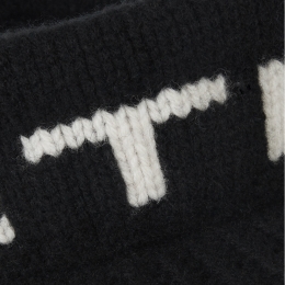 ◆당일◆24FW 로고 울 니트 바이저햇 블랙 17154 9551 1