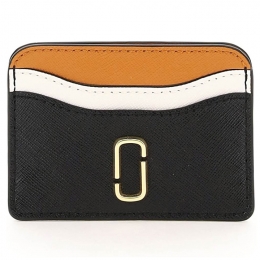 ◆당일◆24FW 로고 스냅샷 트리플컬러 카드지갑 블랙/허니 S144L01FA21 012