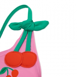 ◆키즈◆25SS 키즈 체리 프린팅 스윔슈트 핑크 TWCA69 Z2683 552MC