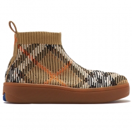 ◆키즈◆25SS 키즈 체크 삭스 스니커즈 베이지 8099962