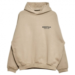 ◆당일◆24FW 에센셜 로고 기모 후드티 데저트샌드 192HO246257F DESERT SAND