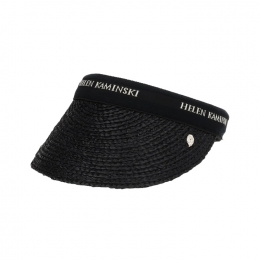 ◆당일◆26SS 비앙카8 라피아 바이저햇 차콜/블랙 HAT52204 BIANCA 8 CHARCOAL BLACK