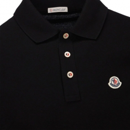 ◆당일◆26SS 로고 패치 카라 티셔츠 블랙 8A000 26 84556 999