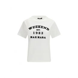 26SS 테뉴 WKDTENUE 로고 티셔츠 화이트 2615971051 006