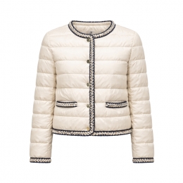 ◆당일◆26SS 끌로에 MTCCHLOE 트위드 라인 경량 패딩 자켓 네추럴 2619481134 073