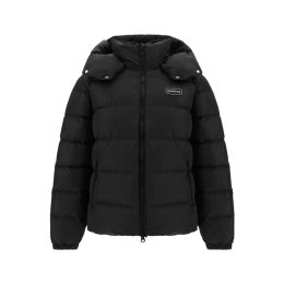 ◆당일◆25FW 아프리카 APRICA 로고 패치 패딩 자켓 블랙 VUDJ20235K0001 BKS