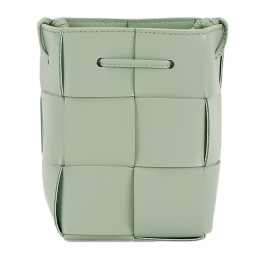 ◆당일◆25SS 카세트 인트레치아토 숄더백 그린 680217 VCQC4 3403