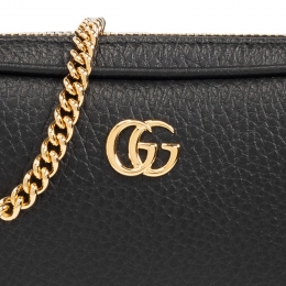 ◆당일◆26SS GG 마몬트 미니 체인 숄더백 블랙 772759 CAO0G 1000