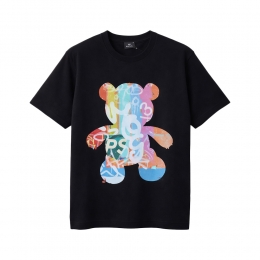26SS 캐주얼 핏 테디 그래픽 반팔 티셔츠 블랙 M2R 220X VP5789 79