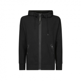 26SS 디아고날 레이즈드 플리스 고글 후드집업 블랙 RCCMSS715A 005086W 999