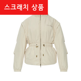 ◆스크래치◆DASTYNI 드로스트링 스트럭쳐 패딩 자켓 에쿠르 MA0007FB C1C01E 23EC