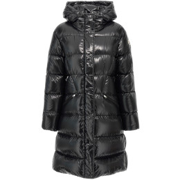 ◆당일◆24FW 벨뷰 BELLEVUE 로고 패치 벨티드 롱 패딩 자켓 블랙 1C000 38 5963V 999