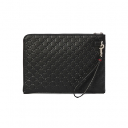 26SS GG 엠블럼 라지 클러치백 블랙 850224 AAFOK 1053