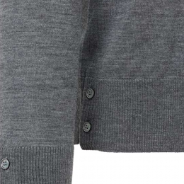 ◆당일◆26SS 사선완장 클래식 크루넥 풀오버 니트 메드그레이 MKA002A Y1014 038