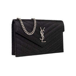 ◆당일◆26SS 은장 모노그램 마틀라세 체인백 블랙 742920 BOW02 1000