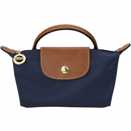 ◆당일◆25FW 르 플리아쥬 오리지널 파우치 토트백 네이비 34175 089 P68