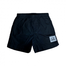 ◆키즈◆키즈 로고 패치 크링클 스윔팬츠 블랙 16CKBW032B 00L3C00 999