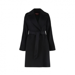 ◆당일◆25FW 드라벤나 DRAVENNA 벨티드 울 코트 블랙 2526016152 013