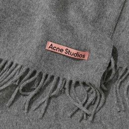 ◆당일◆25FW FN-UX 시그니처 로고 울 머플러 그레이멜란지 CA0209 990