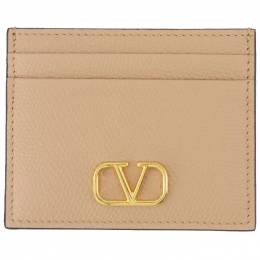 ◆당일◆25SS V 로고 시그니처 카드지갑 핑크베이지 6W2P0V32 SNP GF9