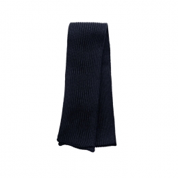 ◆당일◆25FW 골지 울 숏 머플러 네이비블루 SHORT SCARF NAVYBLUE