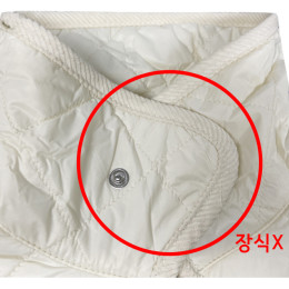 ◆하자◆여성 포니 자수 다이아몬드 퀄팅 자켓 아이보리 211854764 004