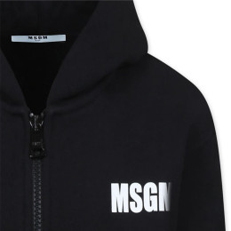 ◆키즈◆25SS 키즈 로고 후드집업 블랙 S5MSJUZH058 110