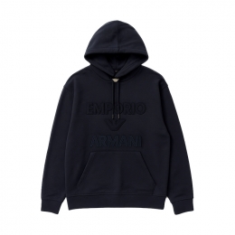 ◆당일◆25FW 엠보 로고 오버핏 후드티 네이비 EM001121 AF100131 UB118