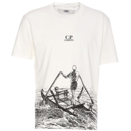 ◆당일◆25SS 아트워크 로고 티셔츠 화이트 18CMTS318A 005431G 103