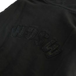 ◆키즈◆25FW 키즈 데미지 디테일 백 로고 후드집업 워시드블랙 F5MSJBZH203 MS040