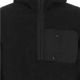 ◆당일◆백 로고 라벨 후드 기모 아노락 블랙 22CTCUF08147 A06455 999