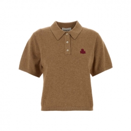 ◆당일◆26SS 알테아 ALTHEA 로고 자수 니트 폴로 티셔츠 카멜/그라니타 PU0849FA C1L17E CMGA