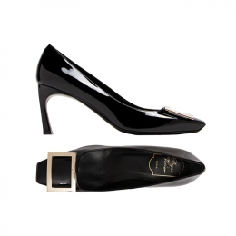 26SS 벨 비비에 트럼펫 펌프스 힐 블랙 RVW40015280 D1P B999