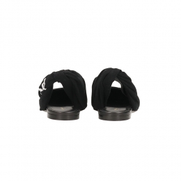 ◆14주년◆로고 플랫 슬링백 블랙 500619 W0600 1091