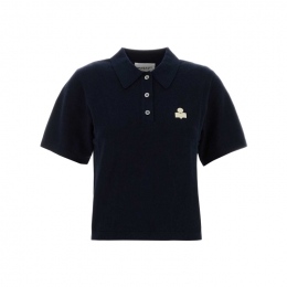 ◆당일◆26SS 알테아 ALTHEA 로고 자수 니트 폴로 티셔츠 미드나잇 PU0849FA C1L17E 30MI