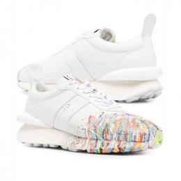 ◆14주년◆범퍼 페인트 스니커즈 화이트 FMSKBRUCSGGDE21 00S1